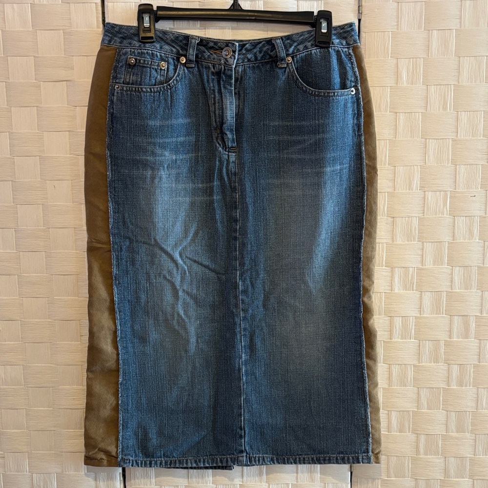 INC Jean Skirt